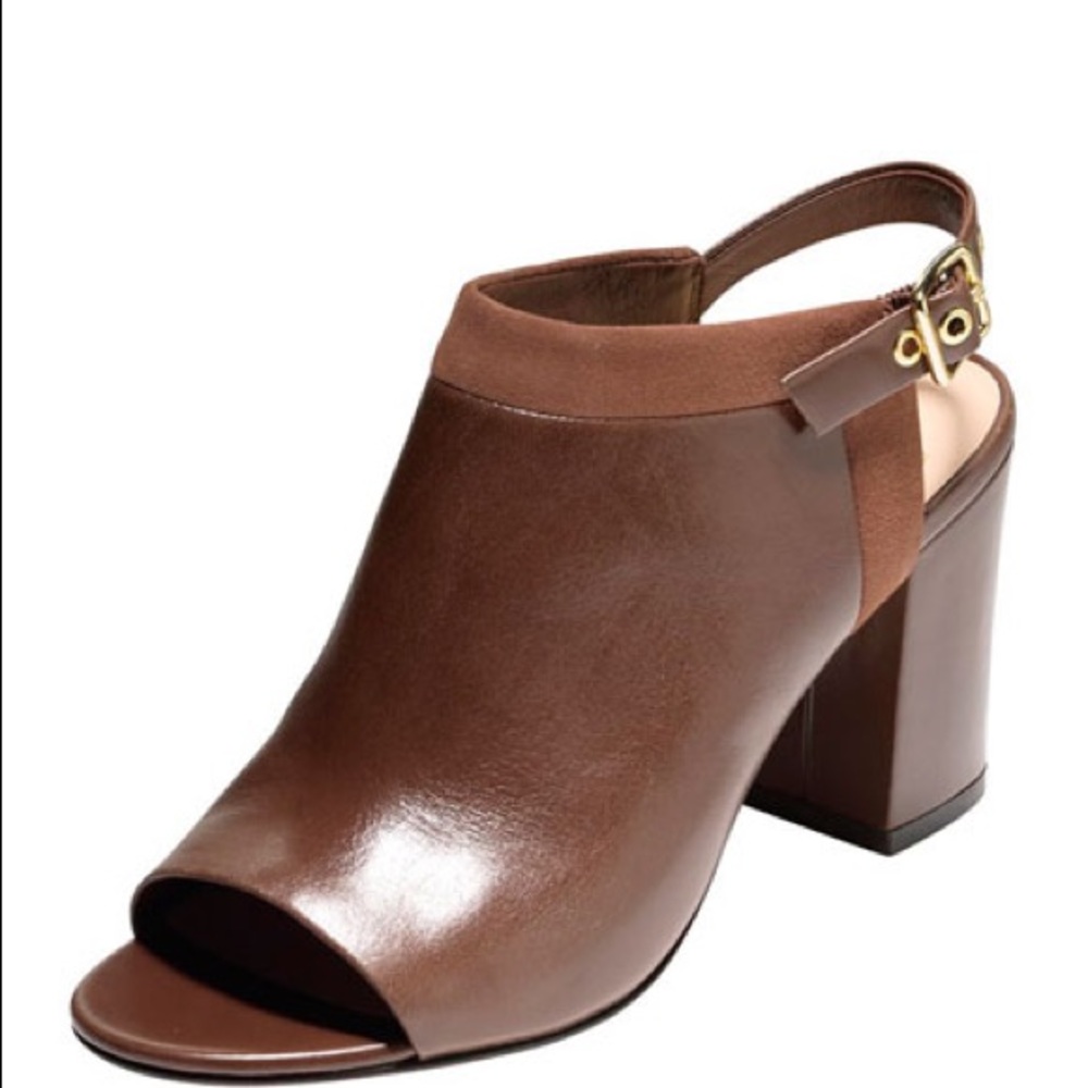 Cole Haan Jena Leather Slingback Bootie